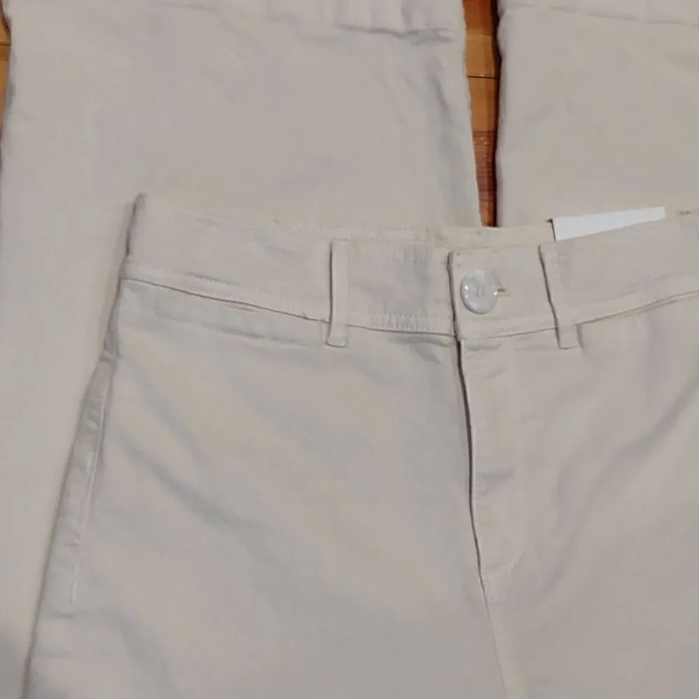 Ann Taylor The Wide Leg High Rise Natural Denim Jean Pants  NWT - Picture 2 of 11